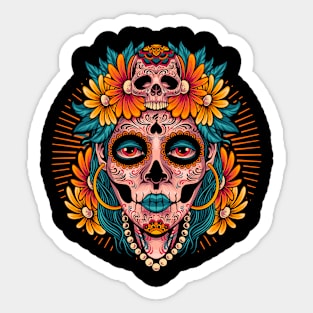 the day of the dead Sticker